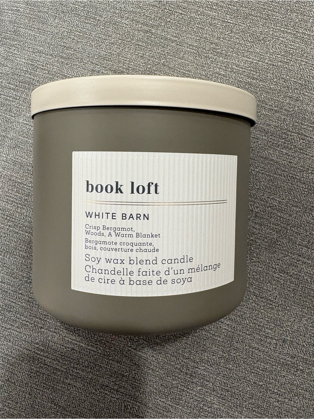 NWT White Barn 'Book Loft' Soy Wax Candle